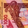1000 франков 2003-2005 гг - Мали (Pick 415D) UNC
