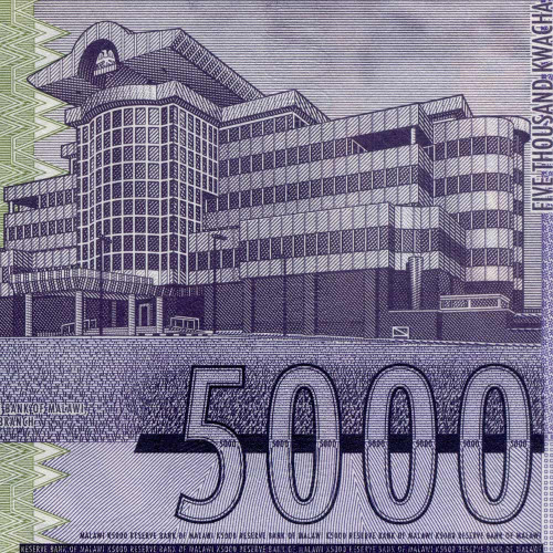 5000 квач 2022 года - Малави (Pick W71) UNC