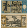 Нотгельд 50 пфеннигов 1921 года - Германия - Berlin (Берлин) №13 Tempelhof) XF