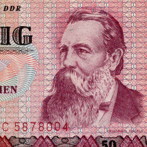 50 марок 1971 года - ГДР (Pick 30.b) F-VF