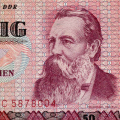 50 марок 1971 года - ГДР (Pick 30.b) F-VF