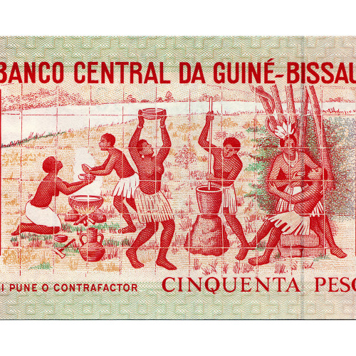 50 песо 1990 года - Гвинея - Бисау (Pick 10) UNC