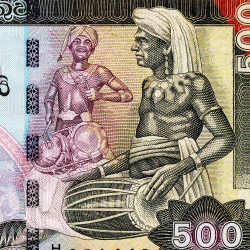 500 рупий 2001-2005 гг - Шри-Ланка (Pick# 119) UNC