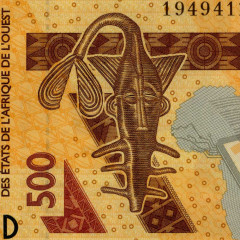 500 франков 2012 (2019) года - Мали UNC