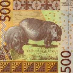 500 франков 2012 (2019) года - Мали UNC