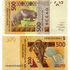 500 франков 2019 года - Гвинея - Бисау (Pick 919S) UNC