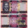 1000 фунтов 2024 года - Южный Судан (Pick W21) UNC