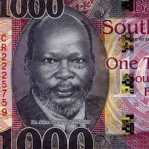 1000 фунтов 2024 года - Южный Судан (Pick W21) UNC