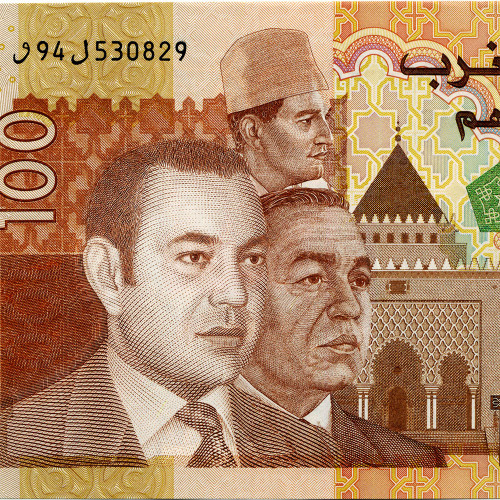 100 дирхамов 2002 года - Марокко (Pick 70) UNC
