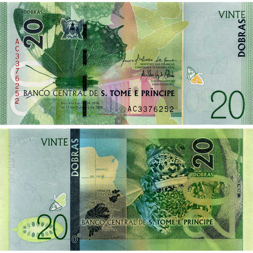 20 добра 2016 года - Сан-Томе и Принсипи (Pick 72) UNC