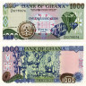 1000 седи 1996 года - Гана (Pick 29) UNC