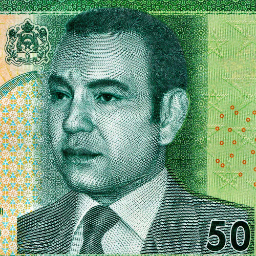 50 дирхамов 2012 года - Марокко (Pick 75) UNC