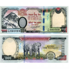 1000 рупий 2019 года - Непал (Pick W82) UNC