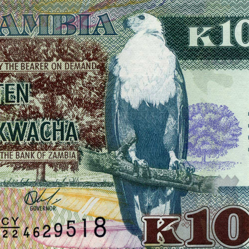 10 квача 2022 года - Замбия (Pick 58) UNC