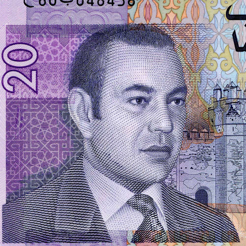 20 дирхамов 2005 года - Марокко (Pick 68) UNC