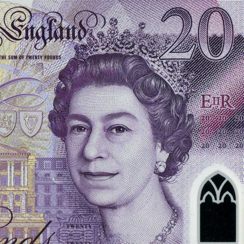 20 фунтов 2018 (2020) года - Великобритания UNC