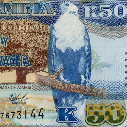 50 квача 2022 года - Замбия (Pick 60) UNC