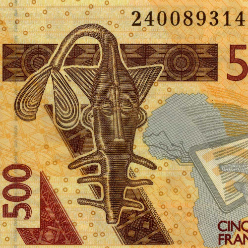 500 франков 2012 (2024) года - Бенин (Pick 219B) UNC