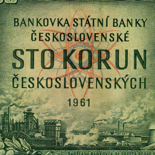 100 крон 1961 года - Чехословакия (Pick 91.i-j) F-VF
