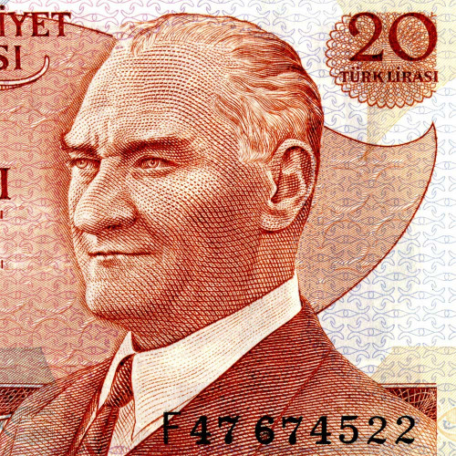20 лир 1974-1979 гг. Турция (Pick 187) aUNC