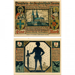 Нотгельд 1 марка 1921 года - Германия - Xanten (Ксантен) XF