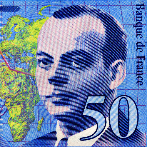 50 франков 1993 года - Франция (Pick 157.b (Сент-Экзюпери) F