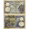 20 франков 1939 года - Тунис (Pick 6b) G-VG