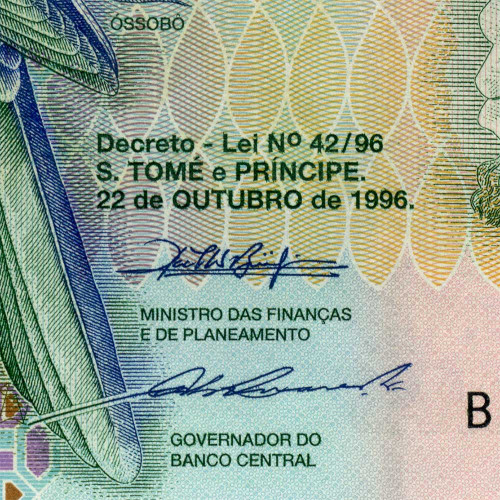 10000 добр 1996 года - Сан-Томе и Принсипи (Pick 66.а) UNC