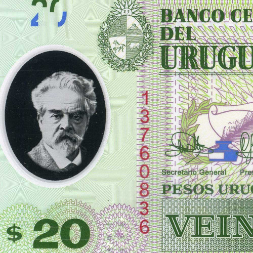 20 песо 2020 года - Уругвай (Pick W101a) UNC