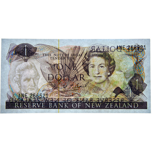 1 доллар 1981-1992 гг - Новая Зеландия (Pick # 169) UNC