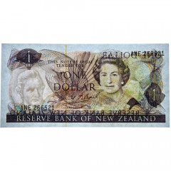 1 доллар 1981-1992 гг - Новая Зеландия (Pick # 169) UNC