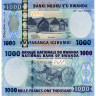 1000 франков 2008 года - Руанда (Pick 35) UNC