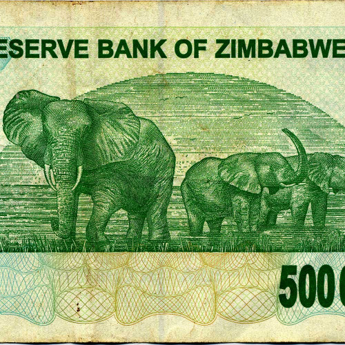 500000 долларов 2007 года - Зимбабве (Pick 51) F-VF