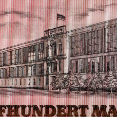 500 марок 1985 года - ГДР (Pick 33) aUNC - замещенная серия