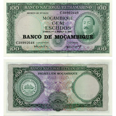 100 эскудо 1961 года - Мозамбик (Pick 109.a) UNC