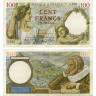 100 франков 1939-1942 гг - Франция (Pick 94 (Сюлли) G-VG