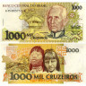 1000 крузейро 1990 года - Бразилия (Pick 231.а) UNC