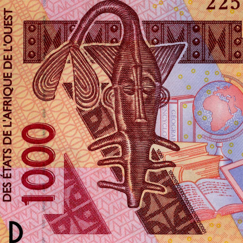1000 франков 2022 года - Мали (Pick 415D) UNC