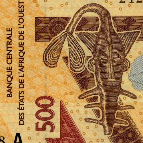 500 франков 2012(2024) года - Кот-д'Ивуар (Pick 119А) UNC