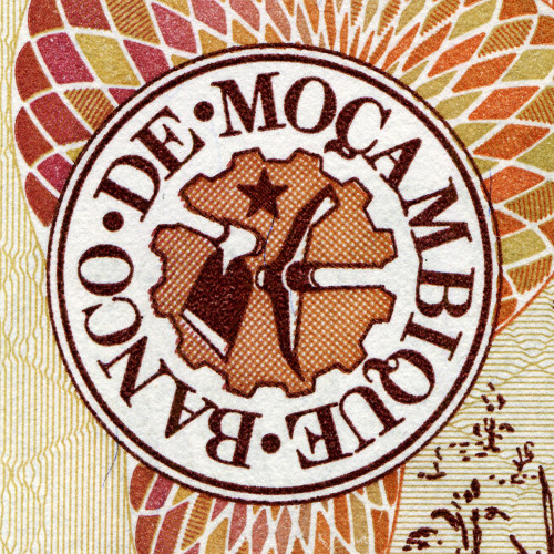 50 метикалов 1986 гг - Мозамбик (Pick 129.b) UNC