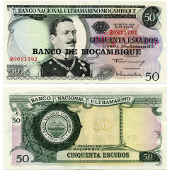 50 эскудо 1970 (1976) года - Мозамбик (Pick 116) UNC