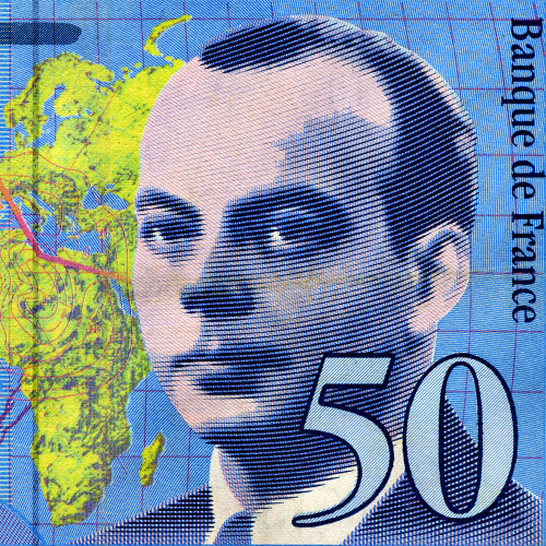 50 франков 1997г - Франция (Сент-Экзюпери) (Pick 157Ad) F-VF