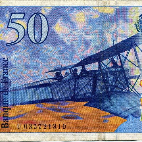 50 франков 1997г - Франция (Сент-Экзюпери) (Pick 157Ad) F-VF