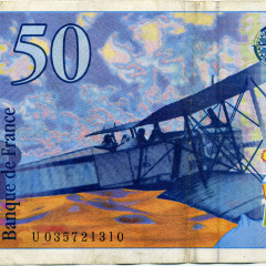 50 франков 1997г - Франция (Сент-Экзюпери) (Pick 157Ad) F-VF