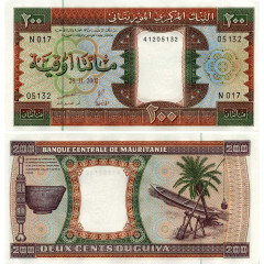 200 угий 2002 года - Мавритания (Pick 5) UNC