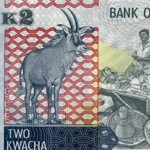 2 квача 2015 года - Замбия (Pick 56) UNC