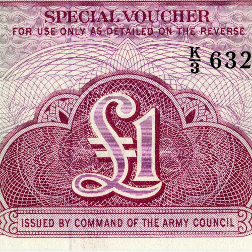 1 фунт 1962 года - Британские вооруженные силы (Pick M36) UNC