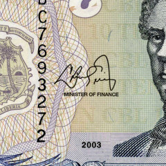 10 долларов 2003 года - Либерия (Pick 27.а) UNC