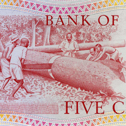 5 седи 1982 года - Гана (Pick 19c) UNC
