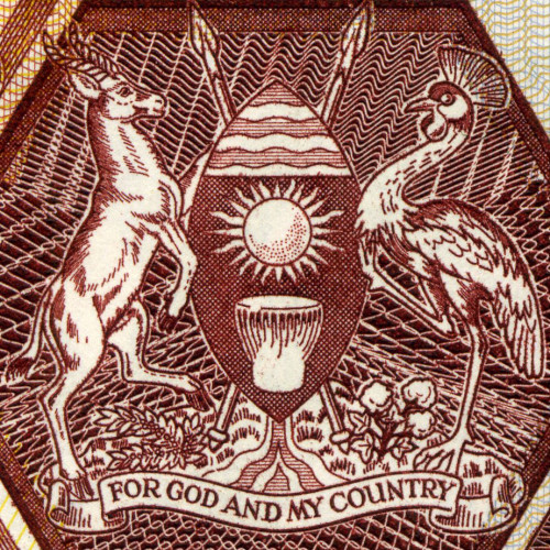 5 шиллингов 1987 года - Уганда (Pick 27) UNC